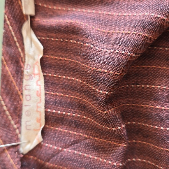 Melange Elements brownish burgundy tunic top Sz L - Picture 7 of 8